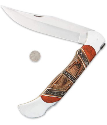 TIMBER RATTLER - CANIVETE GIGANTE CERNE SCARAB BACK - TR139