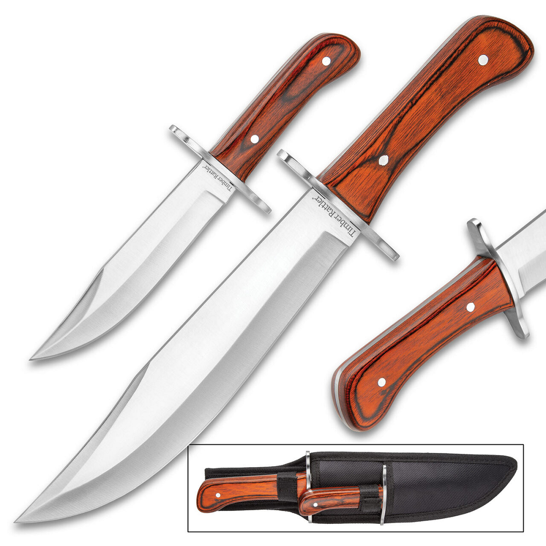 TIMBER RATTLER - CONJUNTO DE FACAS DURANGO BOWIE - TR167