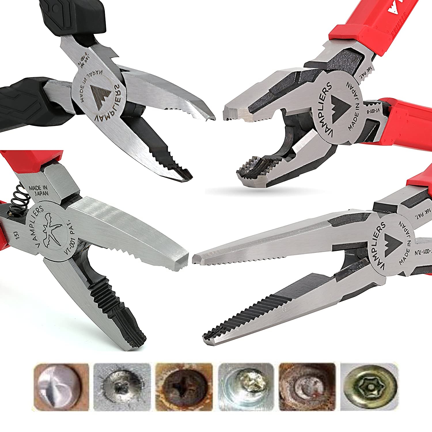 VAMPLIERS - CONJUNTO DE ALICATES JAPONESES - Tools BR