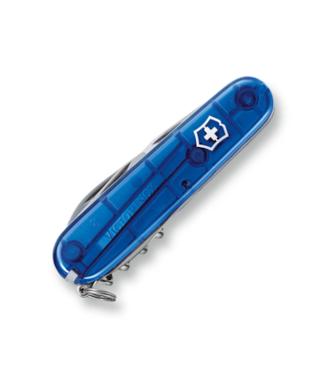 VICTORINOX - CANIVETE SPARTAN AZUL TRANSLÚCIDO 12 FUNÇÕES VICTORINOX - CANIVETE SPARTAN AZUL TRANSLÚCIDO 12 FUNÇÕES
