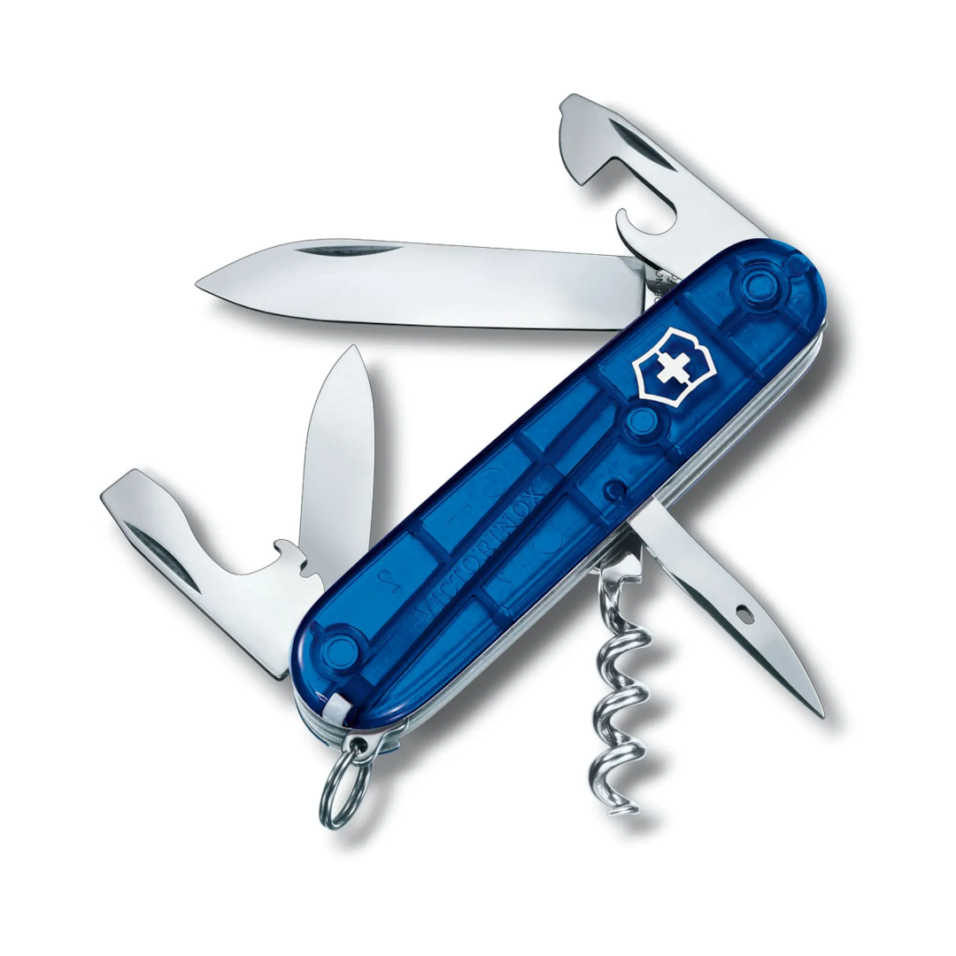 VICTORINOX - CANIVETE SPARTAN AZUL TRANSLÚCIDO 12 FUNÇÕES