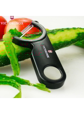 VICTORINOX - Descascador de Frutas e Legumes Preto - 7.6073.3 VICTORINOX - Descascador de Frutas e Legumes Preto - 7.6073.3