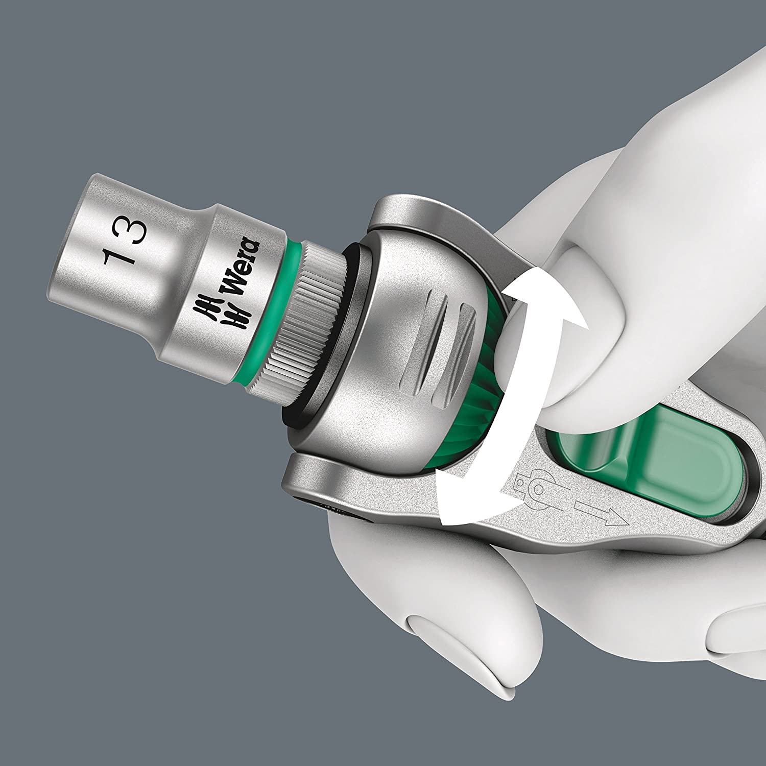 Wera 8100 SA 4 Zyklop Ratchet Set with 1/4