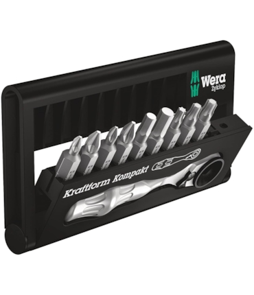 Wera Bit Check e Chave Catraca - 10 Peças Wera Bit Check e Chave Catraca - 10 Peças