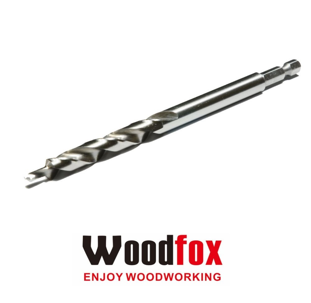 WOODFOX - BROCA ESCALONADA DE 3/8 PARA POCKET HOLES COM ENCAIXE