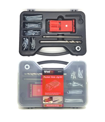 WOODFOX - COMBO POCKET JIG DUPLO - GABARITO PARA FURAÇÃO COM 4 PONTEIRAS