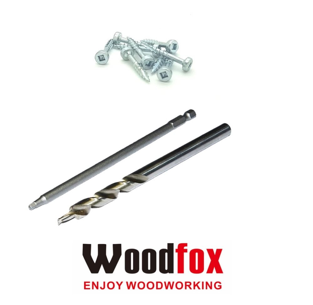 WOODFOX - COMBO POCKET JIG DUPLO - GABARITO PARA FURAÇÃO COM