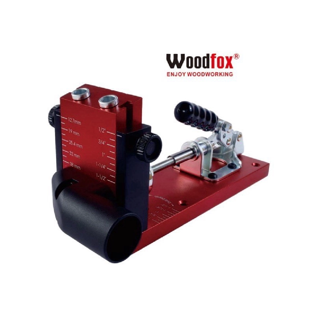 WOODFOX - MASTER POCKET JIG DUPLO - GABARITO PARA FURAÇÃO W4