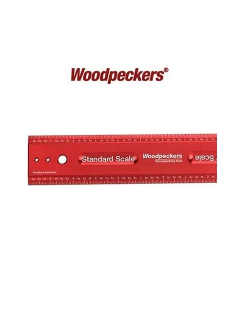 Woodpeckers - Régua em Alumínio - 12 poleg.