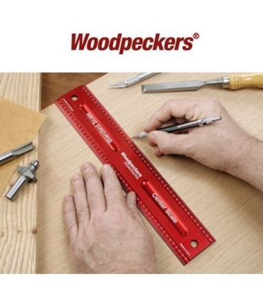 Woodpeckers - Régua em Alumínio - 12 poleg. Woodpeckers - Régua em Alumínio - 12 poleg.