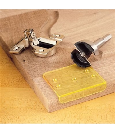 WoodRiver - Gabarito e Broca para Furação de Dobradiças 35 mm WoodRiver - Gabarito e Broca para Furação de Dobradiças 35 mm