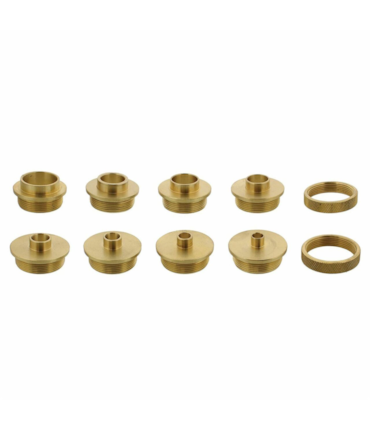 WOODRIVER - KIT DE BUCHAS EM METAL PARA TUPIAS - SISTEMA IMPERIAL WOODRIVER - KIT DE BUCHAS EM METAL PARA TUPIAS - SISTEMA IMPERIAL