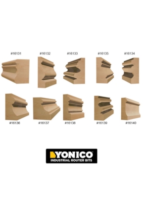 YONICO - CONJUNTO COM 10 FRESAS ARQUITETURAIS YONICO - CONJUNTO COM 10 FRESAS ARQUITETURAIS