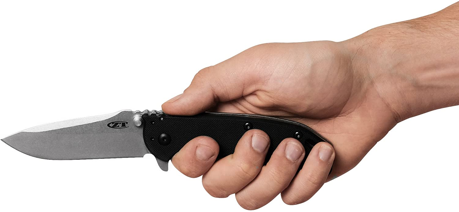 ZERO TOLERANCE - CANIVETE ZT HINDERER BLACK G-10 - 0566 - Tools BR