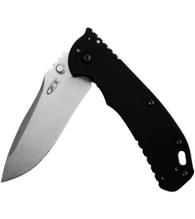 ZERO TOLERANCE - CANIVETE ZT HINDERER BLACK G-10 - 0566